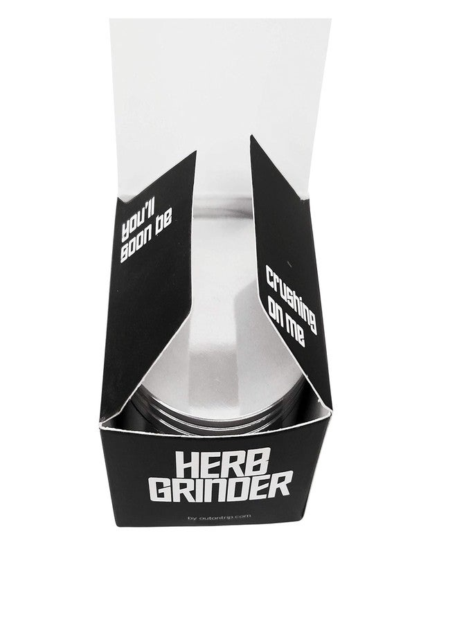OutonTrip Classic Metallic Herb Crusher – 52mm (Silver) | Sturdy & Efficient Grinding - Image 5