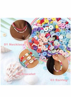SYOSI Seed Beads for Jewelry Making Kit, Bracelet Making Supplies - with Glass Faceted Beads, Hoop Earrings, Copper Wire, String and Charms for DIY Rings Waist Beads Earring Necklace Gift  - Image 4