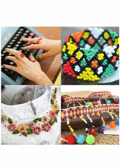 SYOSI Seed Beads for Jewelry Making Kit, Bracelet Making Supplies - with Glass Faceted Beads, Hoop Earrings, Copper Wire, String and Charms for DIY Rings Waist Beads Earring Necklace Gift  - Image 5