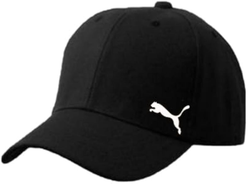 CAP (Black) Logo White for men and women with sun protection.sports cap with distinctive shapes (B)