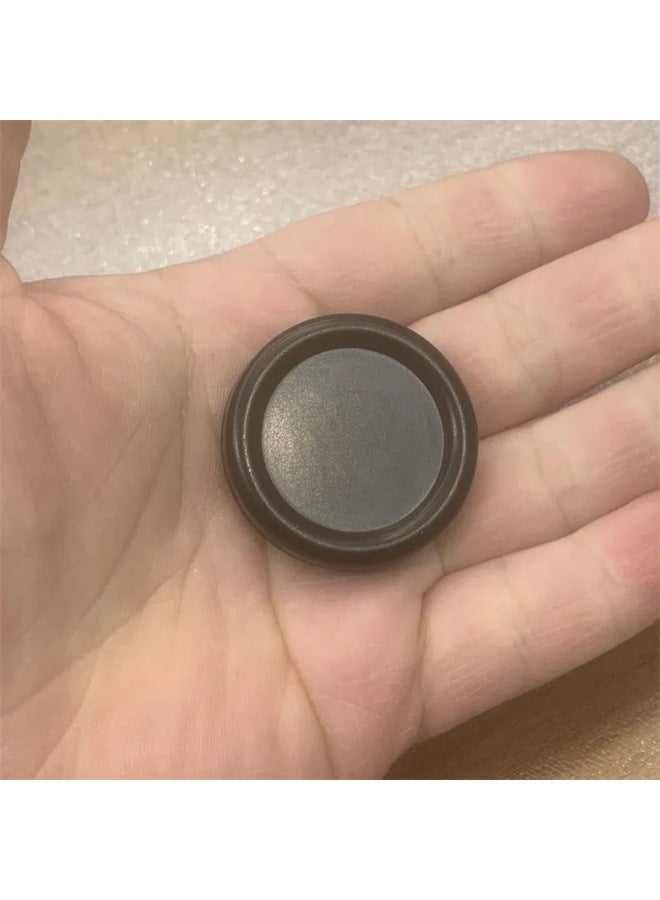 ACEdc Milk Cover Mini Pop Coin Milk Cover PPB Fingertip Gyro EDC Metal Decompression Toy Boyfriend-Color:Push Card (black)-Specifications:ACEdc Milk Cover - Image 3