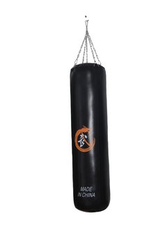 Hanging Punching Sand Bag for Adults | Size: 100 cm |  Material: Leather | Durable Hanging Fitness Punching Bag | Perfect for Training Boxing, Kickboxing | For Home and Gym