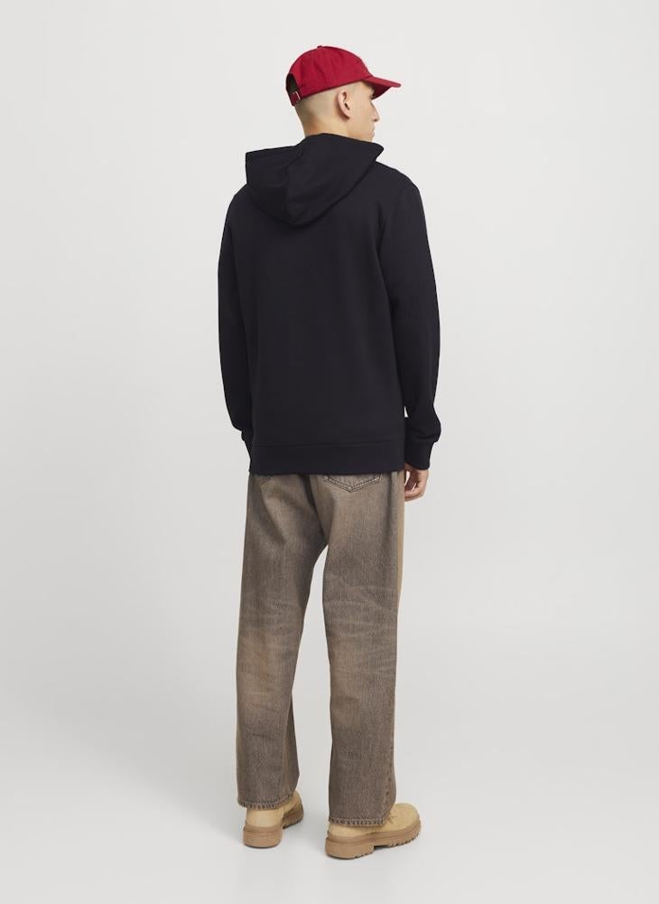 JACK & JONES Logo Zip Through Hoodie - Image 2