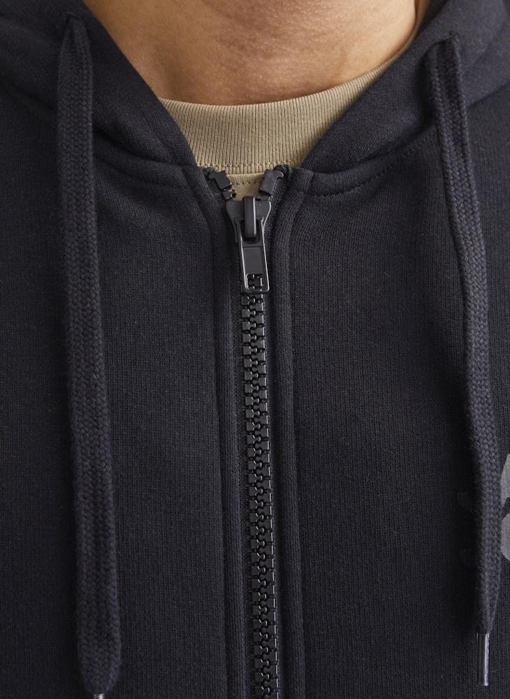 JACK & JONES Logo Zip Through Hoodie - Image 4