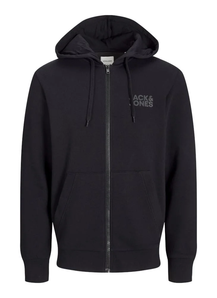JACK & JONES  Logo Zip Through Hoodie for Men | Best Price UAE