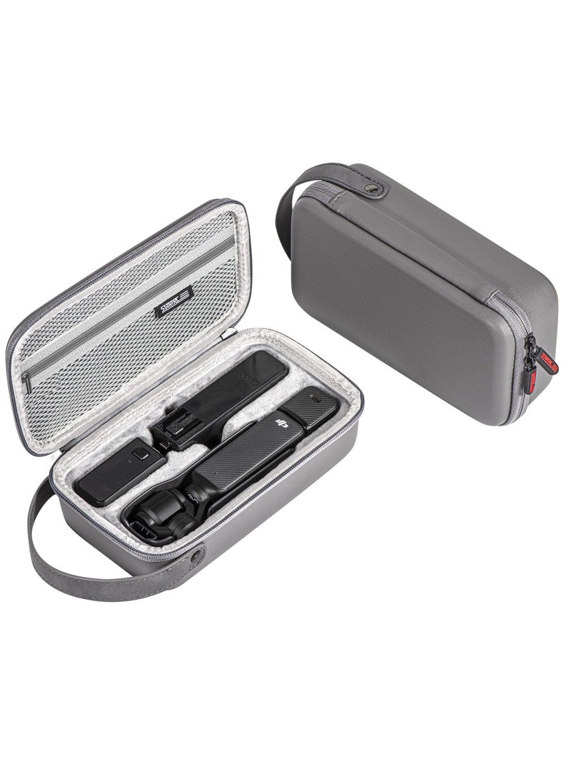 DJI Osmo Pocket 3 Carrying Bag, Fit for Osmo Pocket 3, Waterproof Hard Carrying Case, Portable U Storage Protective Bag for DJI Osmo Pocket 3 Creator Combo Accessories, PU Leather Storage - Image 1