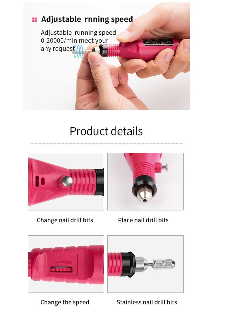 USB Electric Engraving Pen And Nail Sharpener For Removing Dead Skin Polishing Nails Or Engraving  - Image 5