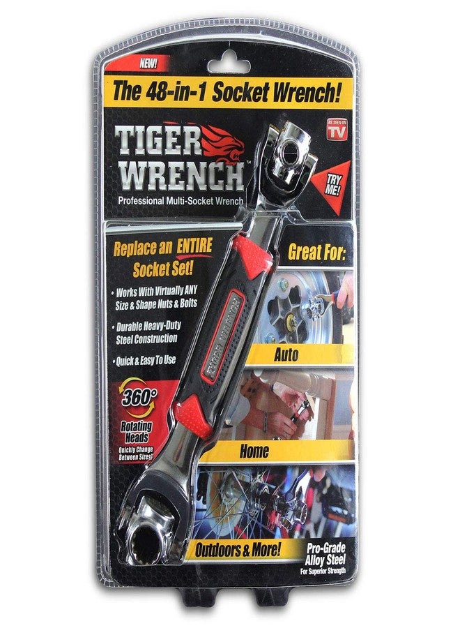 Ontel Tiger Wrench TW-MC12/4-48 Tools In One Socket - Works with Spline Bolts, 6-Point, 12-Point, Torx, Square Damaged Bolts and Any Size Standard or Metric - Image 1
