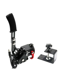 Flash Hawk 16-bit Sim Handbrake for PC Windows Sim Racing Games USB Handbrake for G25 G27 G29 G920 G923 for Thrustmaster T500 T300 with Handle Grip USB Cable (PC System only)  - Image 2