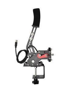 Flash Hawk 16-bit Sim Handbrake for PC Windows Sim Racing Games USB Handbrake for G25 G27 G29 G920 G923 for Thrustmaster T500 T300 with Handle Grip USB Cable (PC System only)  - Image 1
