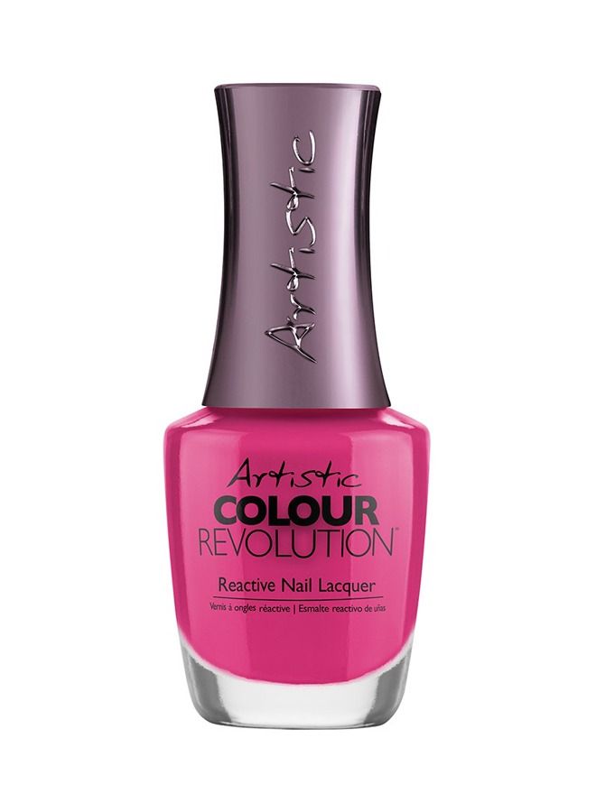 Artistic Nail Design Nail Lacquer -Trist | Bright Pink Crème - 15 Ml