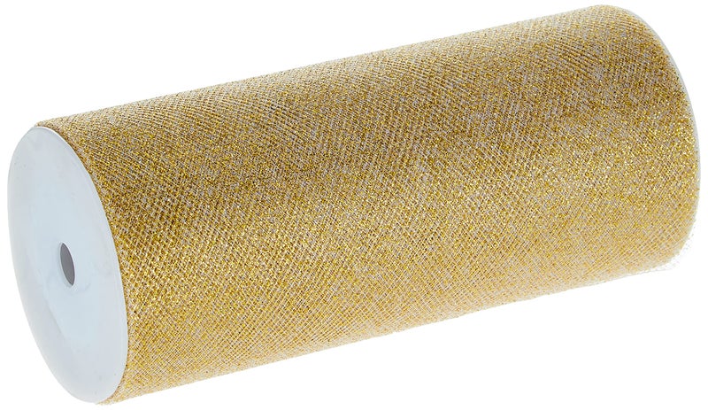 Berwick Gold Sparkle Tulle by the Bolt, 6'' W, 25 Yards - Image 2