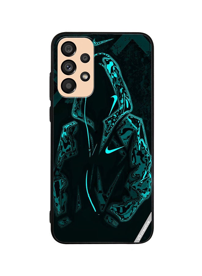 VR CREATIVE Protective Case Cover For Samsung Galaxy A72 Mask Guy In Green Jacket Design Multicolour - Image 1