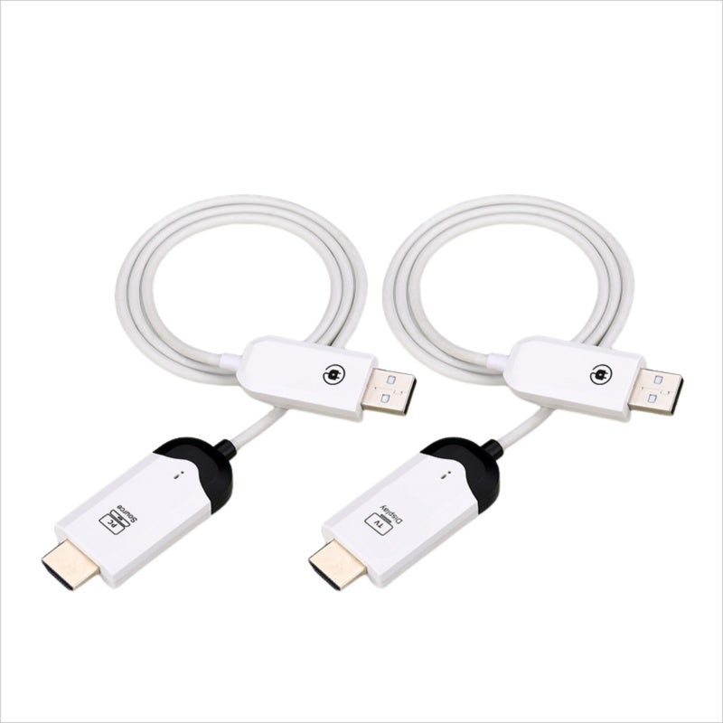 مُرسل HDMI لاسلكي - مستقبل HDMI ببساطة توصيل واستخدام ببث عالي الدقة 2K بتقنية النطاق المزدوج 5G للترفيه المنزلي وعروض الأعمال والألعاب - Image 2