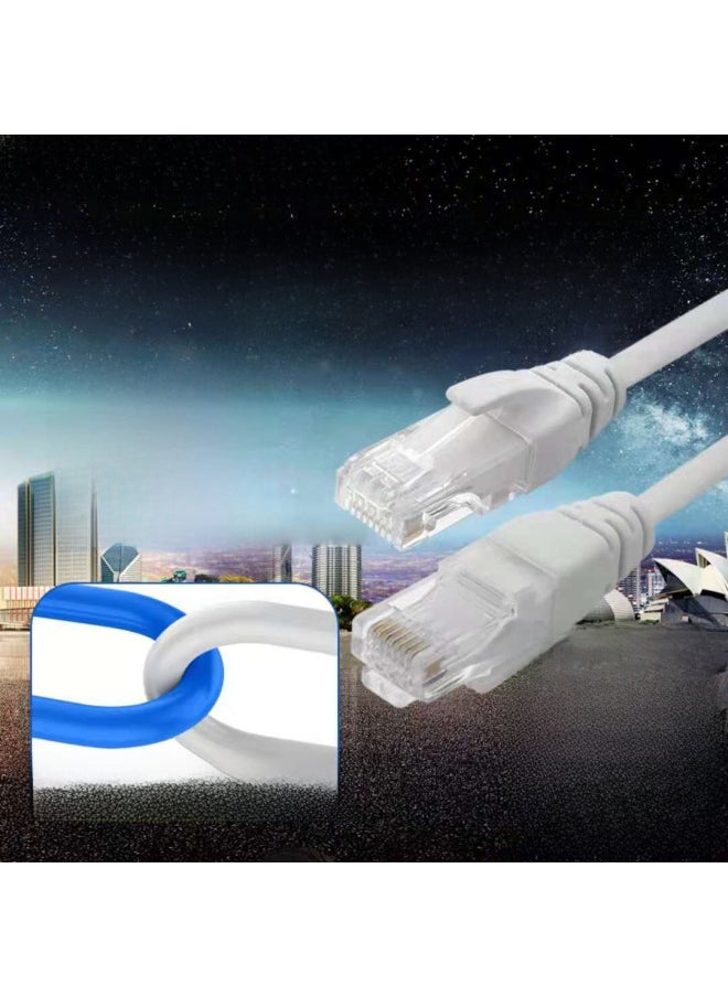 Generic Super Class 6 Network Cable CAT6 Gigabit Network Cable Jumper 1 Meter Router Computer Network Cable Finished Network Cable Jumper-Color:Silver Gray-Line Length:70M  - Image 2