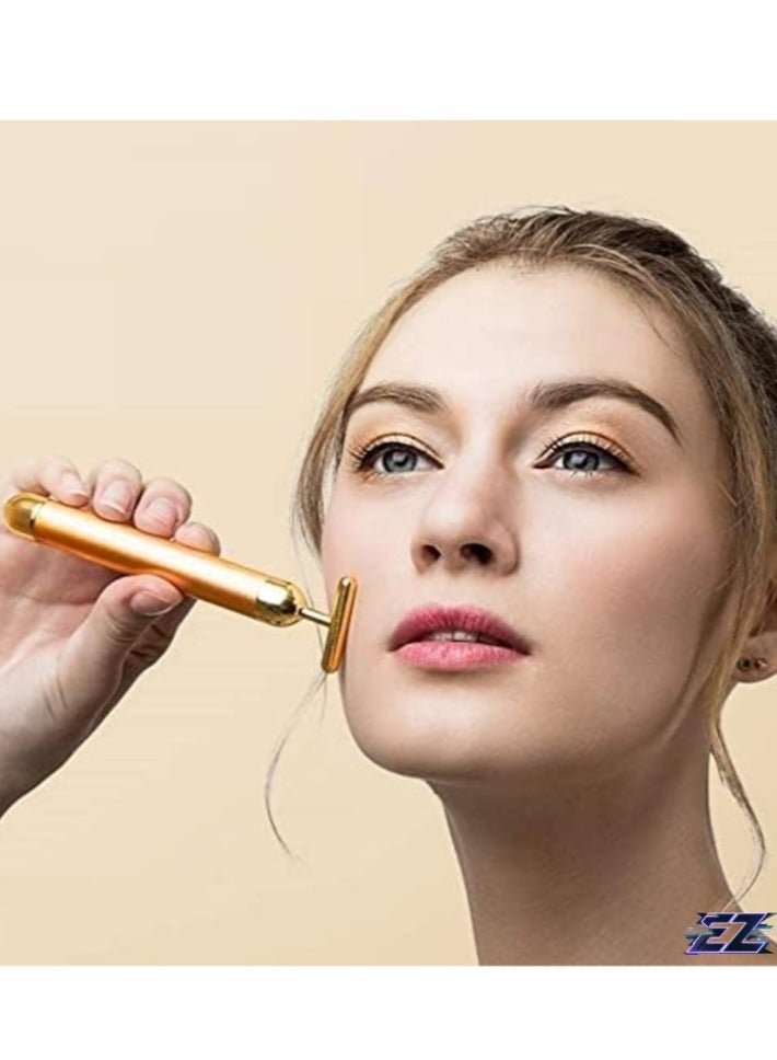 ELTRAZONE "Indulge in Spa-Like Treatments with the 24K Gold Electric Massager for Radiant Skin" - Image 1