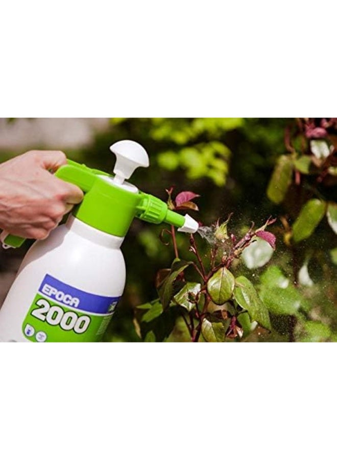 Epoca 2L Hand-Held Pressure Water Sprayer | Portable Garden Plant Watering Bottle | Pressurized Spray Can Made in Italy - Image 2