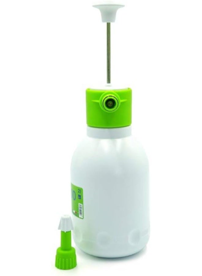Epoca 2L Hand-Held Pressure Water Sprayer | Portable Garden Plant Watering Bottle | Pressurized Spray Can Made in Italy - Image 4