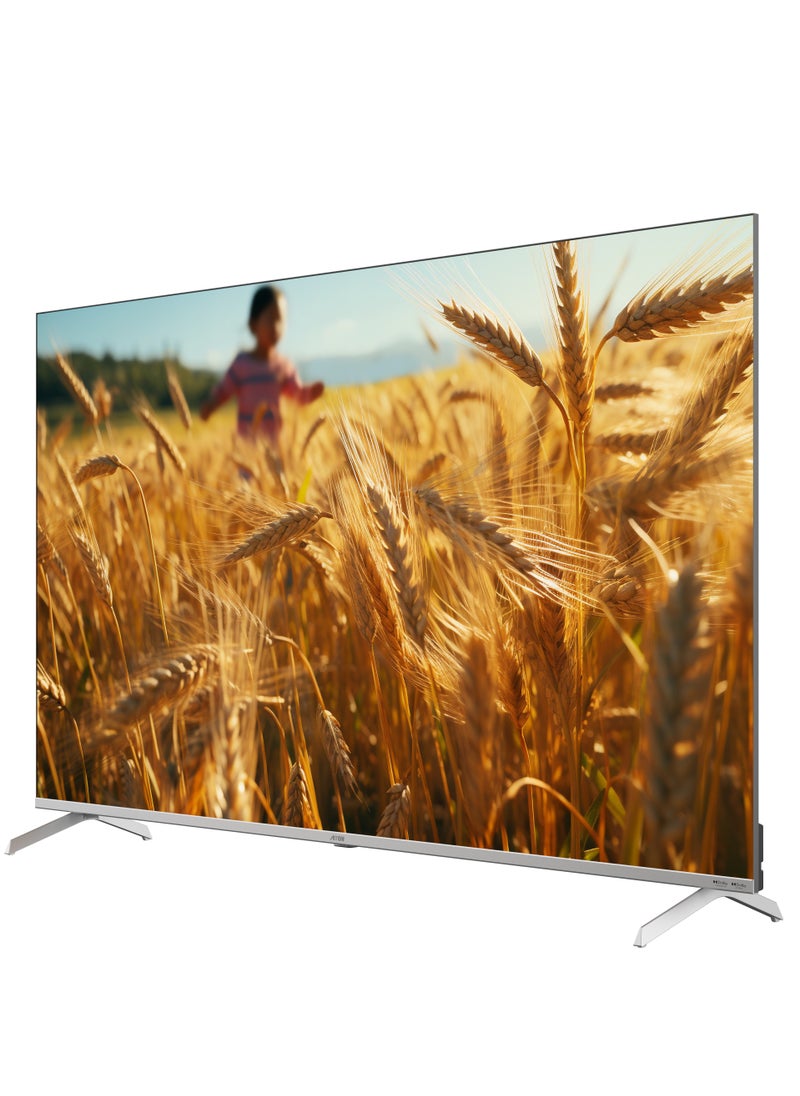 ARRQW 65 Inch Gaming 4K UHD Frameless Smart DLED TV with Google TV, 3840x2160 Resolution, 6000:1 Contrast, 120Hz Refresh Rate, Dolby Vision & Dolby Atmos, HDR10+, 1.07B Colors, 3 HDMI, 2 USB, Bluetooth, Wi-Fi, Voice Control, Netflix & YouTube Pre-Installed, Wall Mount | Model No: RO-65LCS120  - Image 3