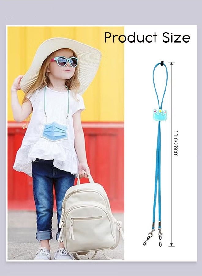 أحزمة نظارات الرسوم المتحركة 5pcs للأطفال ، سلسلة نظارات متعددة الوظائف ، خالص النظارات ، حبل القلادة ، حامل النظارات الشمسية للفتيان ، متعدد الألوان - Image 3