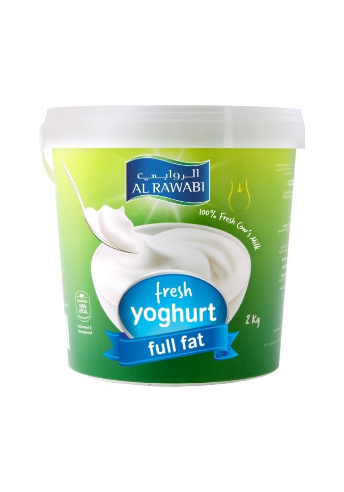 زبادي كامل الدسم, 2 كلغ