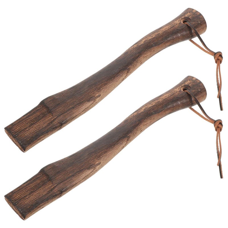 33cm Wooden Axe Handle Replacement Set 2PCS Ergonomic Anti Slip for Axe Repair Outdoor Gardening Tools - Image 2