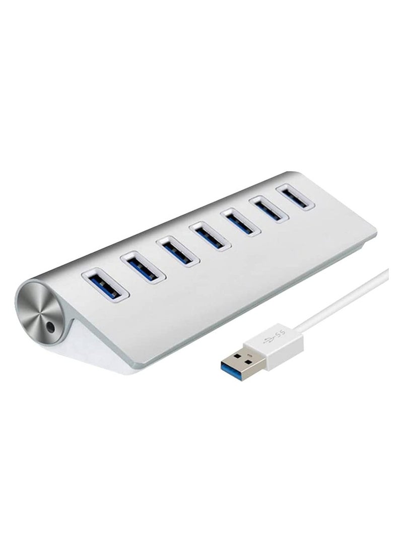 Generic 7-Port USB 3.0 Hub – Durable Metal Body – High-Speed Data Transfer & Device Management  - Image 1