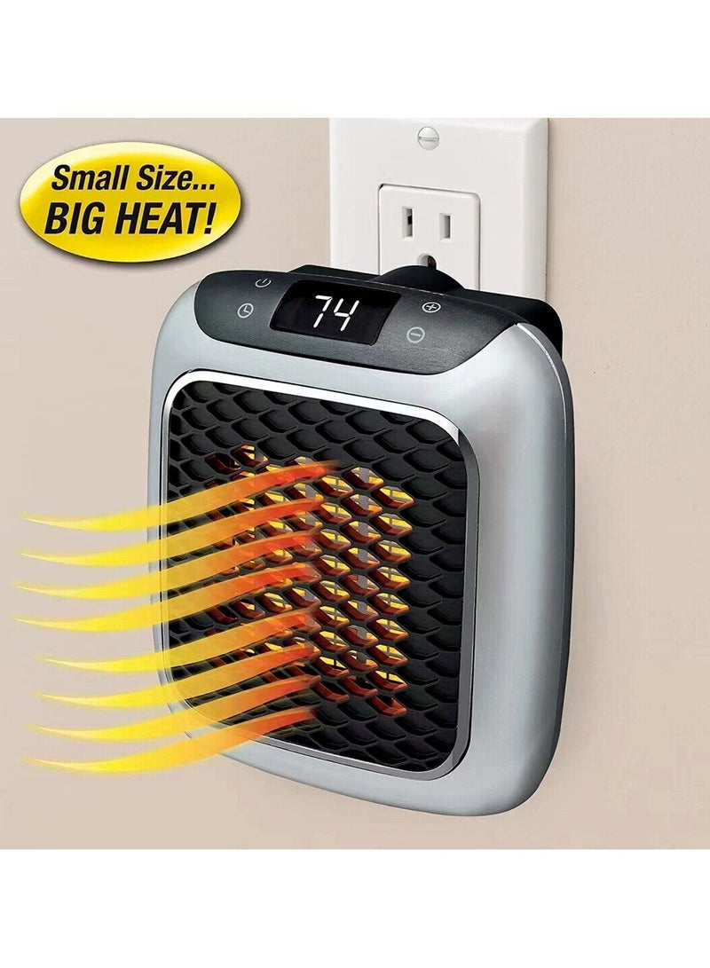 DubaiGallery 800W Portable Electric Space Heater Mini Fan Adjustable Thermostat for Room New  - Image 1