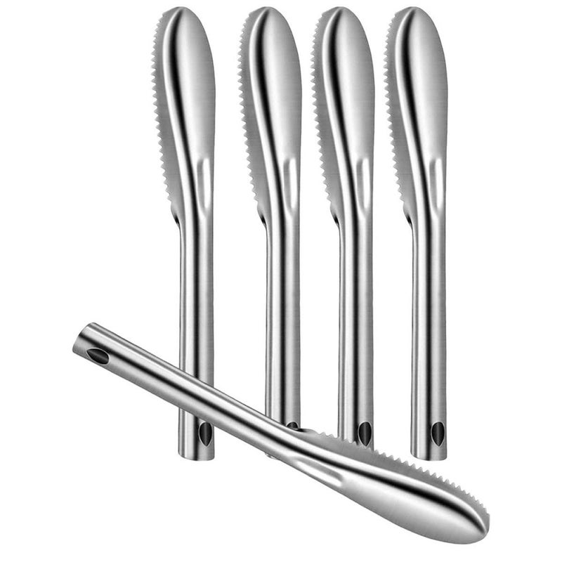 4 Pcs Stainless Steel Fish Scaler Remover Set Manual Fish Skin Cleaner Metal Seafood Scale Remover For Kitchen Household Use - Image 2