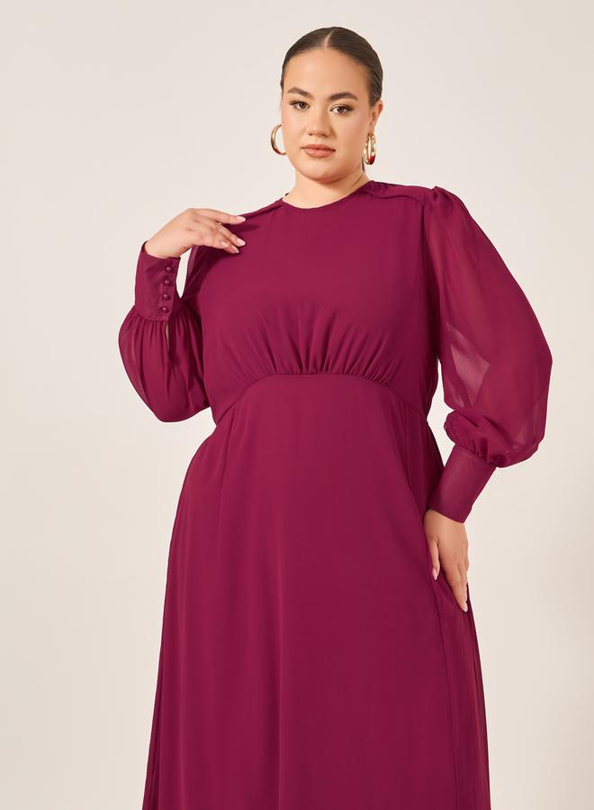 Styli Bishop Sleeve Dress  - Image 3