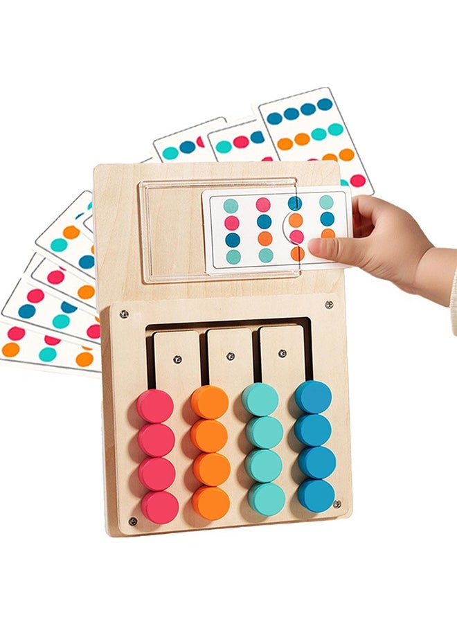 Garlo Color Matching Puzzle Toys, Montessori Brain Teasers Game for Kids Age 3, 4, 5, 6, 7 Years Old, Road Trip Toys for Boys & Girls, Handheld Games for Travel, Ideal Christmas, Birthday Gifts  - Image 1