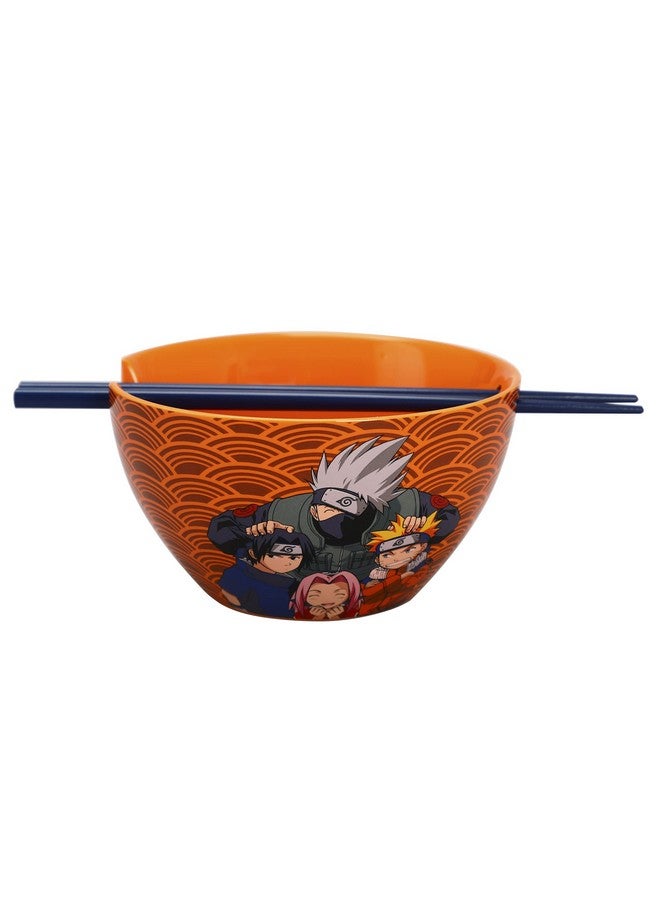 Bioworld Naruto Anime Heroes 20 Oz Ramen Bowl With Chopsticks - Image 1
