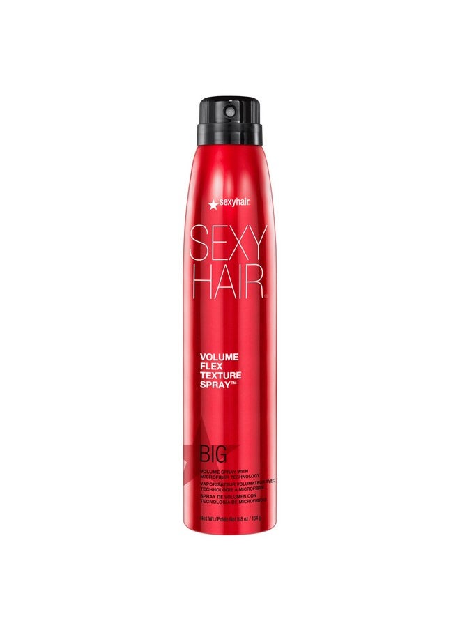 Sexy Hair SEXYHAIR Big Volume Flex Texture Spray with Microfiber Technology, 5.8 oz, Builds Flexible Fullness, Provides Volume Up to 2x  - Image 1