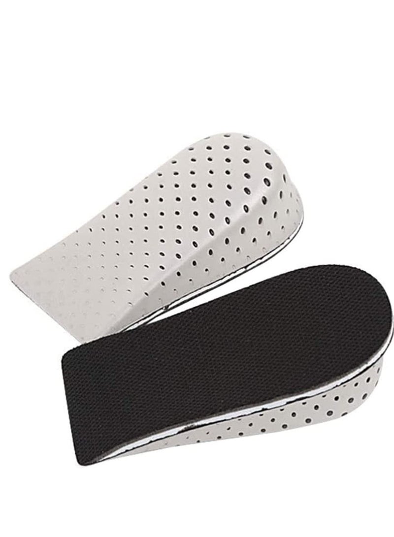 سيوسي نعل داخلي لزيادة الارتفاع من الإسفنج الميموري فوم لإدراج الكعب يرفع الحذاء وسادة أطول موازن غير مرئي للرجال والنساء لتباينات طول الساق (مقاس واحد) - Image 1