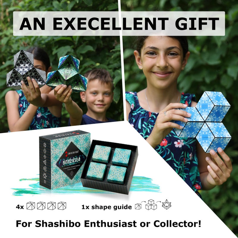 شاشيبو مربع تغيير شكل Shashibo - حاصل على براءة اختراع حائز على جائزة مكعب مع مغناطيس الأرض النادر - يتحول إلى أكثر - Image 4