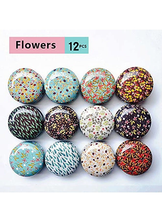 Rarapop 12 Pack Reusable Mini Round Tinplate Candle Tin Jars with Lids, 20ml Small Vintage Travel Tin Cans Refillable Empty Container Bottle for Lip Balm, Salve, Eye Shadow, Powder - Image 3