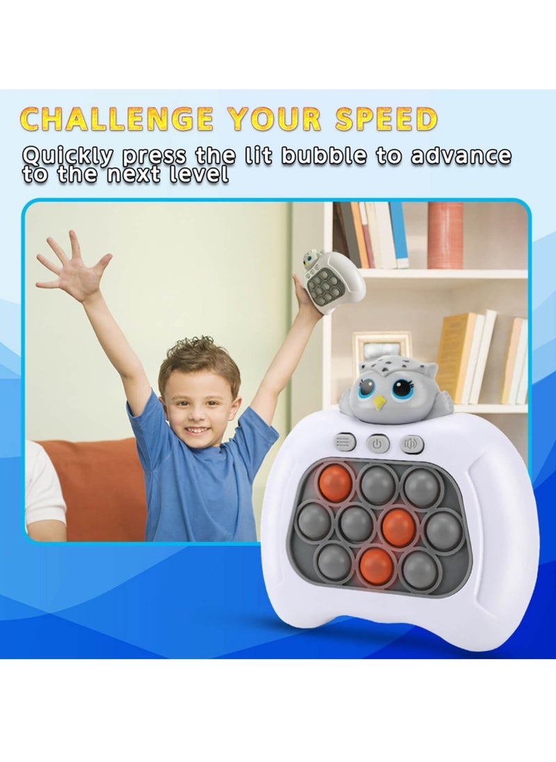 Gonice - Fast Push Game, Upgraded Pop Fidget Light Up Bubble Handheld Game Toys, Electronic Quick Push Game Fidget Sensory Toys for Autistic Children, Great Birthday for Boys Girls & Teens - Image 1