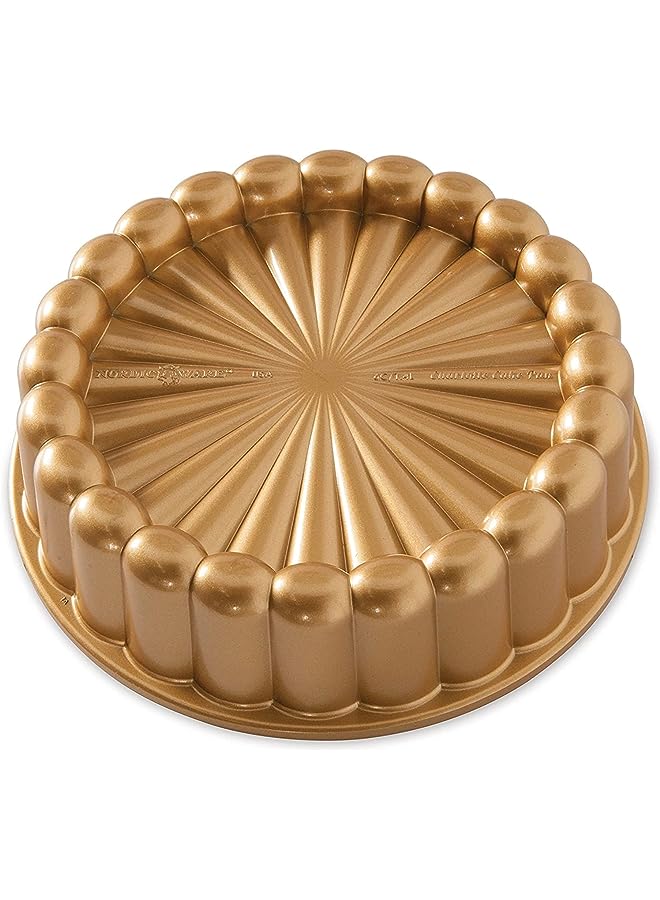 PROMASS cake pan,Cake Pan,cake mold,Thickened 10 inches, golden lace,nonstick bakeware mold - Image 1