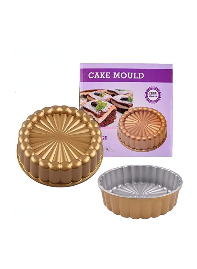 PROMASS cake pan,Cake Pan,cake mold,Thickened 10 inches, golden lace,nonstick bakeware mold - Image 2