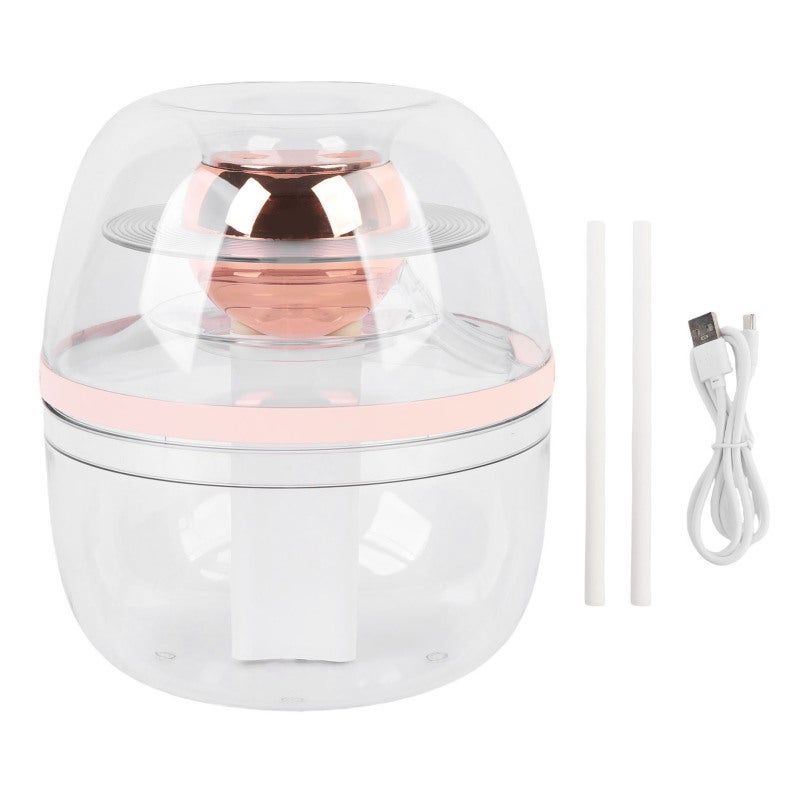 Cool Mist Humidifier: 3L Large Capacity Dual Spray Nozzles - Transparent Tank Quiet 32dB Operation Silver Ion Technology for Home Bedroom Desk Dry Seasons - Image 1