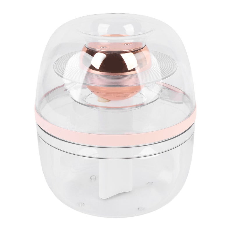Cool Mist Humidifier: 3L Large Capacity Dual Spray Nozzles - Transparent Tank Quiet 32dB Operation Silver Ion Technology for Home Bedroom Desk Dry Seasons - Image 3