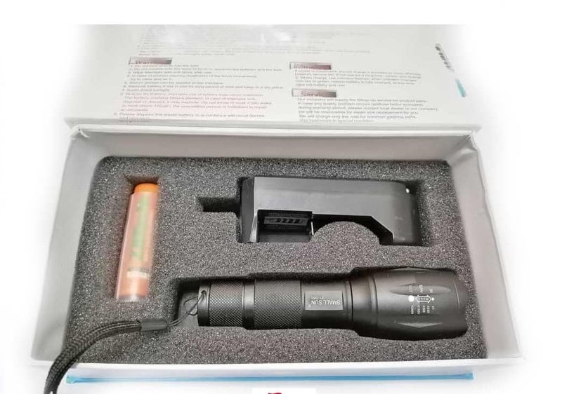 Eis Eis Rechargeable Small Sun 5 Mode 500 Meter Zoomable Metal Body Waterproof LED Outdoor Lamp Search Light 18W Flashlight Torch Lamp 2200 mAh Battery 6 Month Warranty  - Image 5