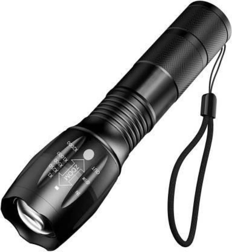 Eis Eis Rechargeable Small Sun 5 Mode 500 Meter Zoomable Metal Body Waterproof LED Outdoor Lamp Search Light 18W Flashlight Torch Lamp 2200 mAh Battery 6 Month Warranty  - Image 1