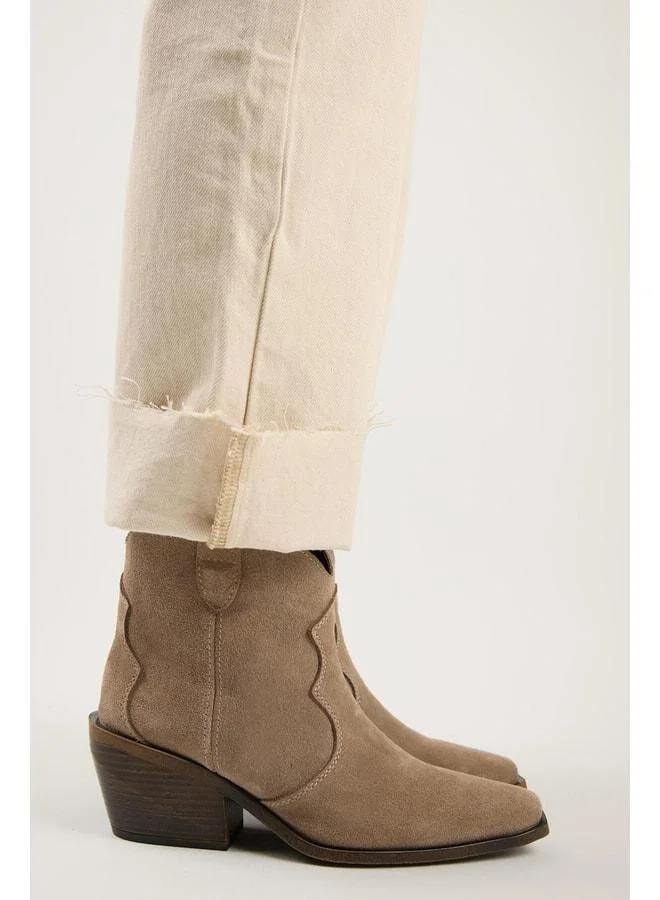 Liray Women's Genuine Leather Cowboy Vizon Boot.