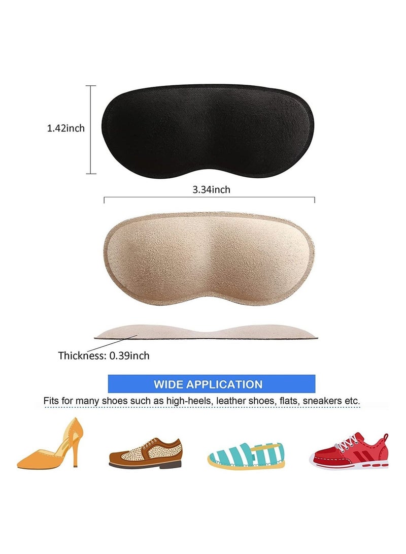 Gonice 6 Pairs Heel Cushion Pads for Men and Women, Soft Shoe Inserts Heel Cushion Inserts Self-Adhesive Foot Care Protector Grips Liners Loose Shoes - Heel Pain Relief Bunion Callus Blisters - Image 3