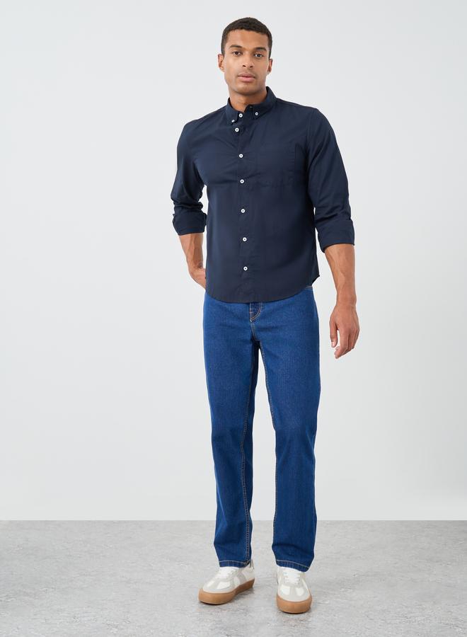 Styli Button Down Regular Fit Long Sleeve Shirt - Image 2