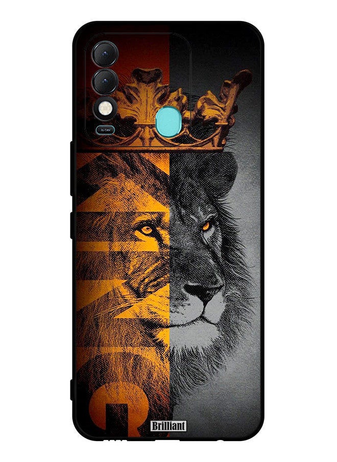 Brilliant Protective Case Cover For Tecno Spark 8 King Lion  - Image 1