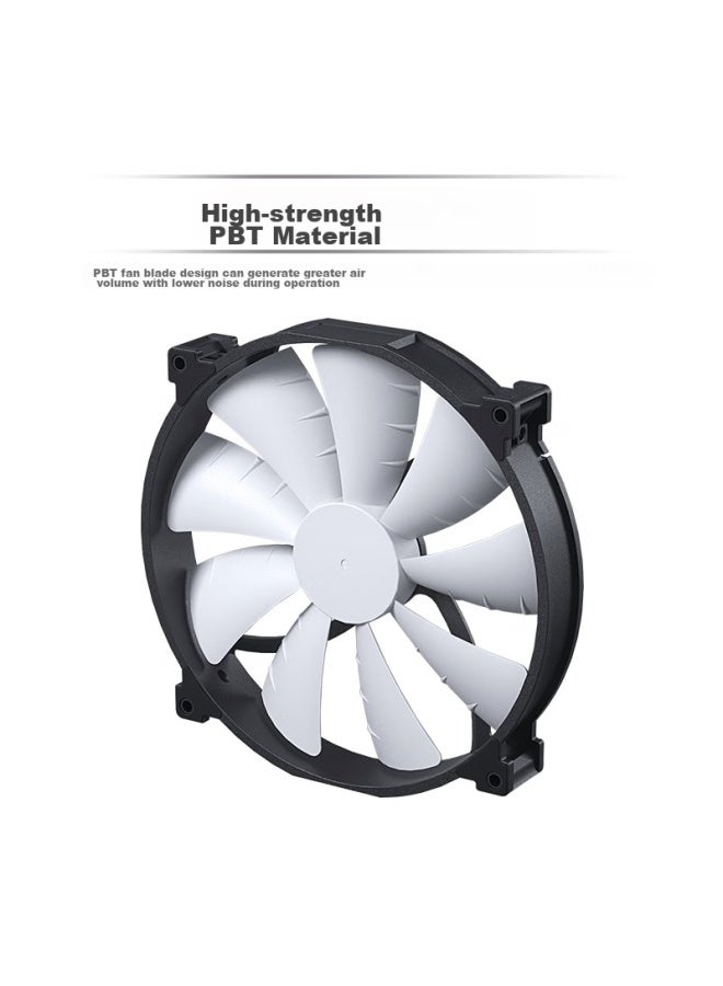 Phanteks F200sp High Airflow Version, 20cm Case Cooling Fan, 4pin Pwm - Image 3