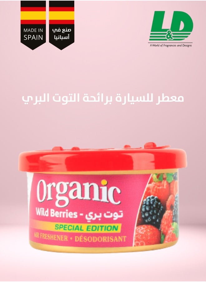 L&D L&D Spanish Air Freshener Organic Scent Fragrance for Car (Wild Berries)  - Image 1