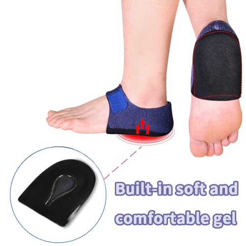 Anzailala Heel Pad For Heel Pain Heel Pain Relief Products Heel Cushion Pads Silicone Heel Pad For Men Women(S) - Image 2